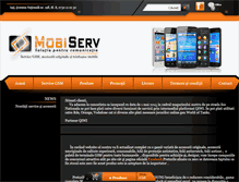 Tablet Screenshot of mobiserv.ro